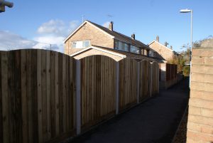 Closeboard fencing