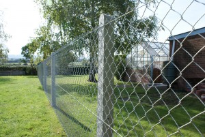 1.2m high chain link on concrete posts