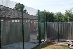 Panel and post fencing systems