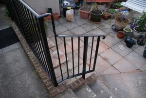 Metal balustrades and hand rails